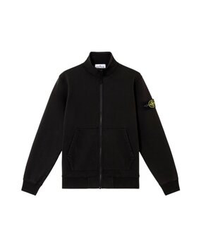 Stone Island STONE ISLAND ORGANIC COTTON FLEECE VEST BLACK