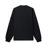 Stone Island STONE ISLAND GHOST COTTON STRETCH FLEECE SWEATER BLACK