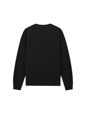 Stone Island STONE ISLAND COTTON JERSEY LONGSLEEVE BLACK