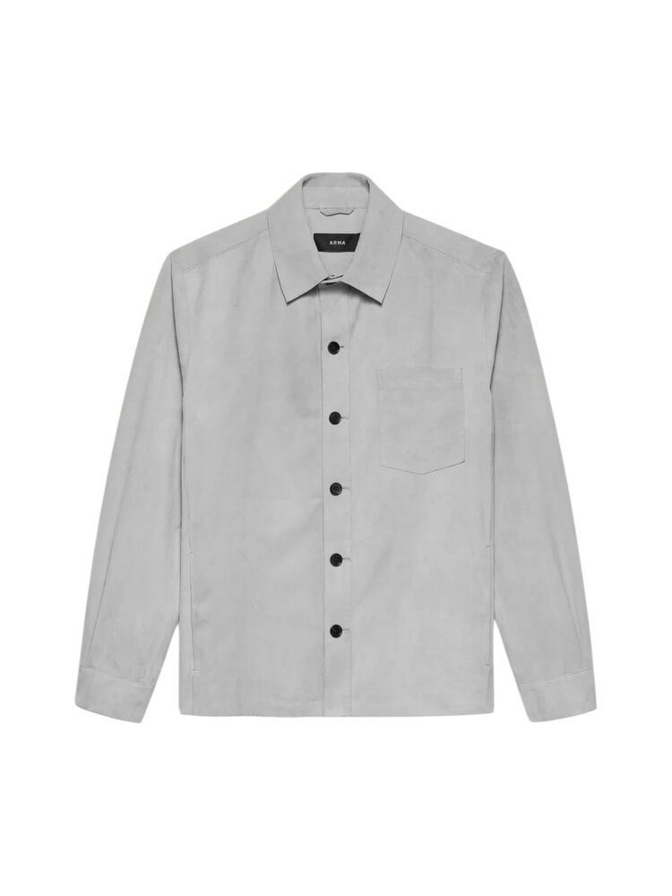 Arma ARMA DINO SUEDE JACKET LIGHT GREY