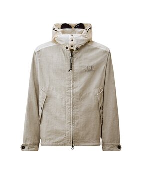 C.P. Company C.P. COMPANY RAFIA-R MIXED GOGGLE JACKET DOVE GREY
