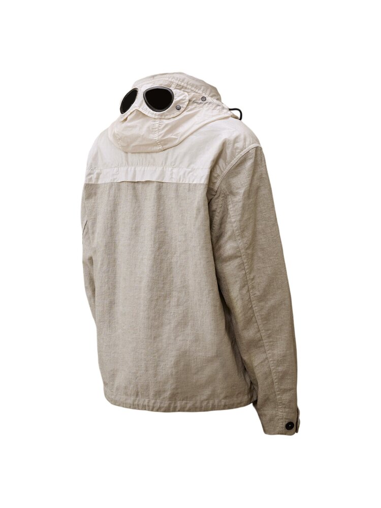 C.P. Company C.P. COMPANY RAFIA-R MIXED GOGGLE JACKET DOVE GREY