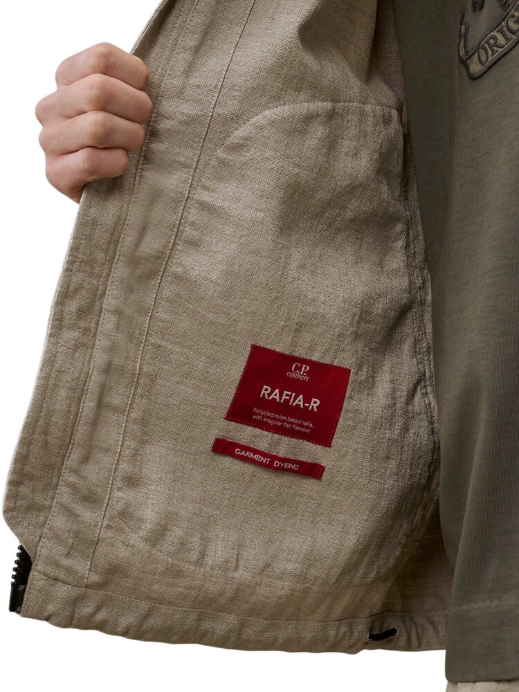 C.P. Company C.P. COMPANY RAFIA-R MIXED GOGGLE JACKET DOVE GREY