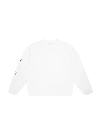 Brams Fruit BRAM'S FRUIT DISTRESSED SCRIPT LOGO LONGSLEEVE OFFWHITE