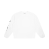 Brams Fruit BRAM'S FRUIT DISTRESSED SCRIPT LOGO LONGSLEEVE OFFWHITE