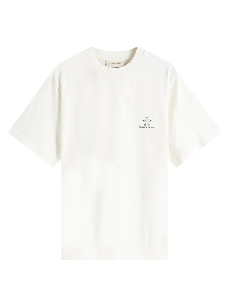 Brams Fruit BRAM'S FRUIT LEMON OUTLINE T-SHIRT WHITE