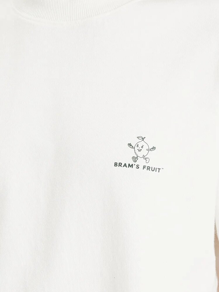 Brams Fruit BRAM'S FRUIT LEMON OUTLINE T-SHIRT WHITE