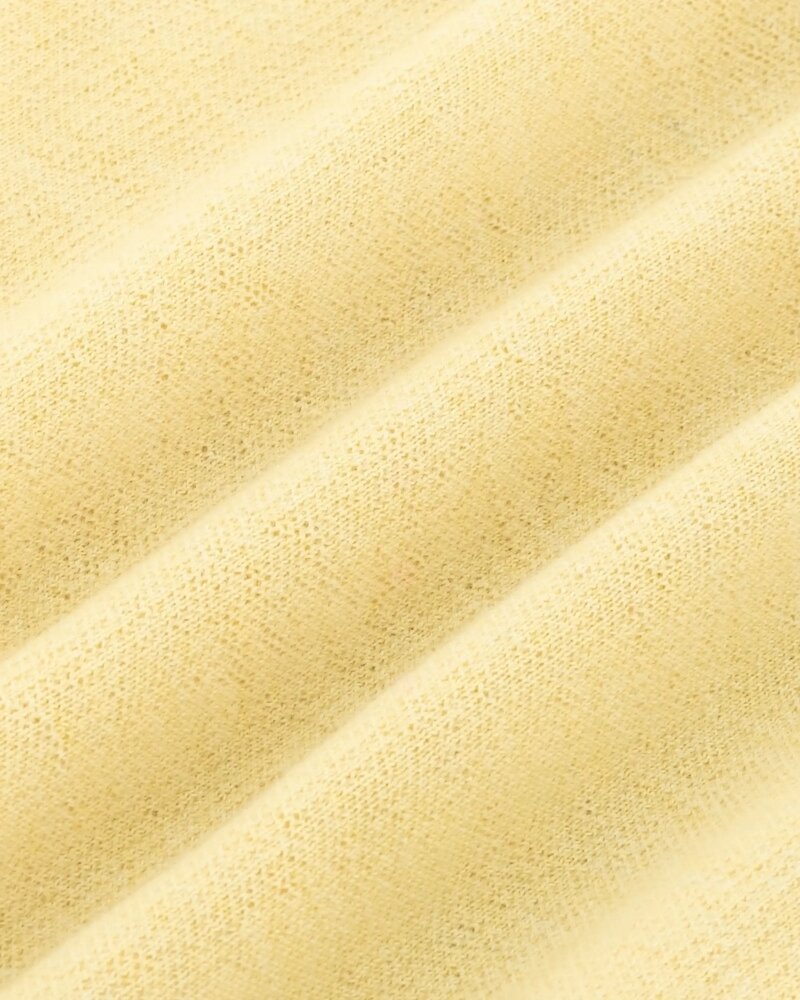 Drole De Monsieur DRÔLE DE MONSIEUR MAILLE DRÔLE POLO LIGHT YELLOW Drole De Monsieur DRÔLE DE MONSIEUR MAILLE DRÔLE POLO LIGHT YELLOW