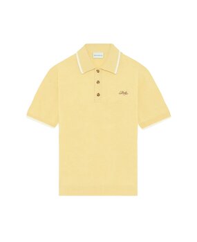 Drole De Monsieur DRÔLE DE MONSIEUR MAILLE DRÔLE POLO LIGHT YELLOW