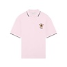 Drole De Monsieur DRÔLE DE MONSIEUR PIQUÉ SLOGAN ROSE POLO LIGHT PINK