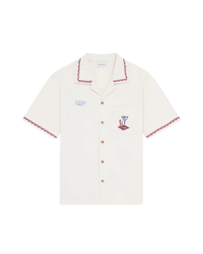 Drole De Monsieur DRÔLE DE MONSIEUR COCKTAIL SHIRT OFF-WHITE