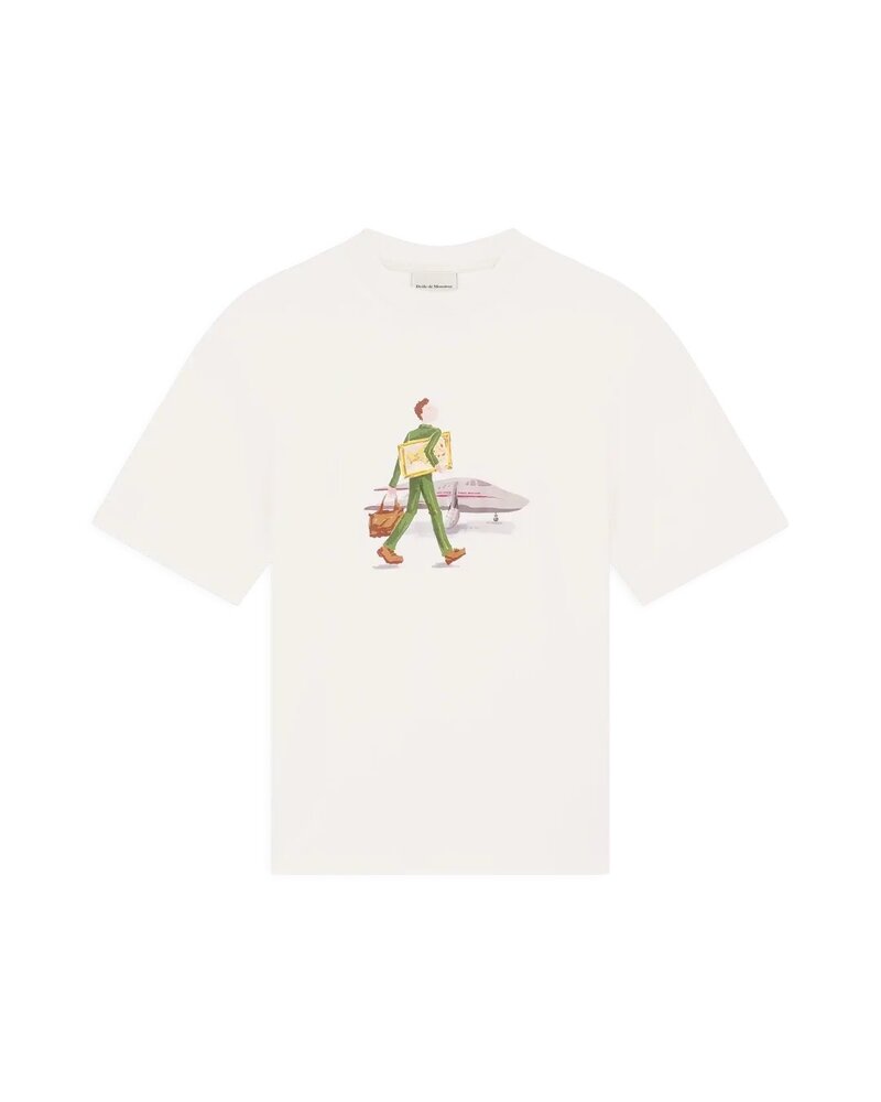 Drole De Monsieur DRÔLE DE MONSIEUR L'HOMME AU TABLEAU T-SHIRT OFF-WHITE Drole De Monsieur DRÔLE DE MONSIEUR L'HOMME AU TABLEAU T-SHIRT OFF-WHITE