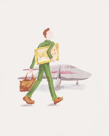 Drole De Monsieur DRÔLE DE MONSIEUR L'HOMME AU TABLEAU T-SHIRT OFF-WHITE Drole De Monsieur DRÔLE DE MONSIEUR L'HOMME AU TABLEAU T-SHIRT OFF-WHITE