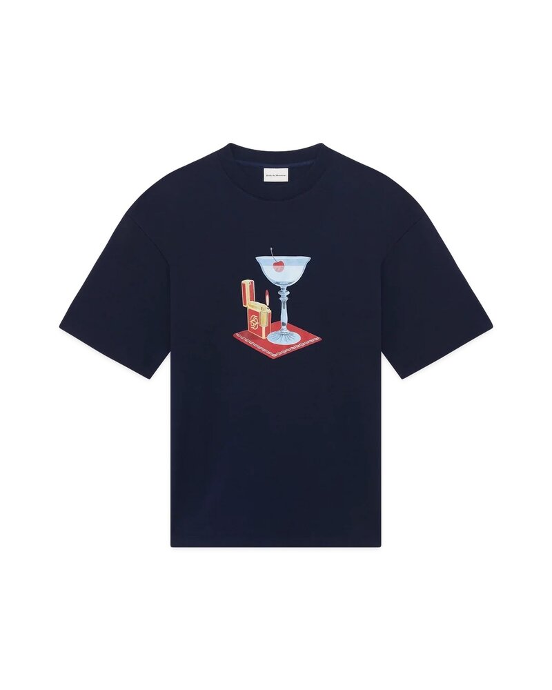 Drole De Monsieur DRÔLE DE MONSIEUR COCKTAIL T-SHIRT NAVY