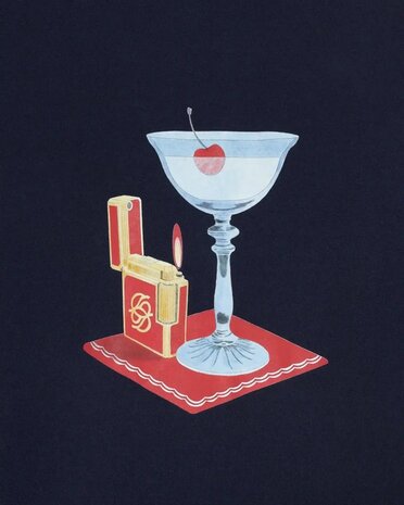 Drole De Monsieur DRÔLE DE MONSIEUR COCKTAIL T-SHIRT NAVY