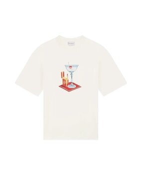 Drole De Monsieur DRÔLE DE MONSIEUR COCKTAIL T-SHIRT OFF-WHITE