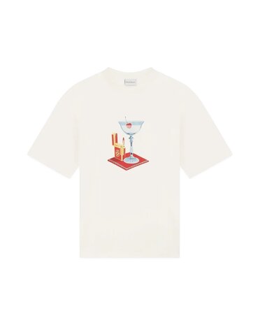 Drole De Monsieur DRÔLE DE MONSIEUR COCKTAIL T-SHIRT OFF-WHITE