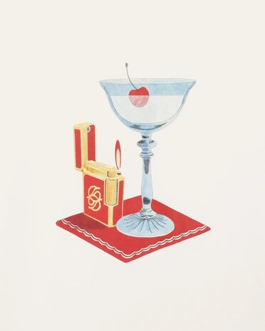 Drole De Monsieur DRÔLE DE MONSIEUR COCKTAIL T-SHIRT OFF-WHITE