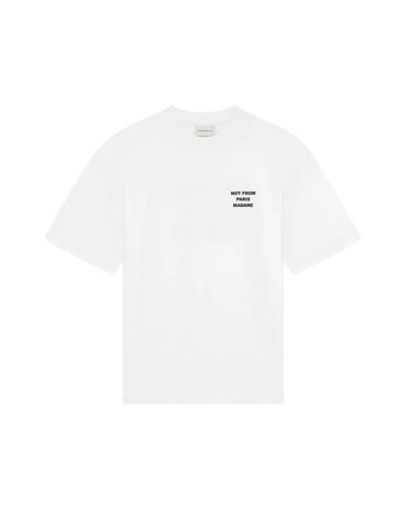 Drole De Monsieur DRÔLE DE MONSIEUR SLOGAN T-SHIRT OPTIC WHITE Drole De Monsieur DRÔLE DE MONSIEUR SLOGAN T-SHIRT OPTIC WHITE