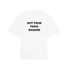 Drole De Monsieur DRÔLE DE MONSIEUR SLOGAN T-SHIRT OPTIC WHITE Drole De Monsieur DRÔLE DE MONSIEUR SLOGAN T-SHIRT OPTIC WHITE