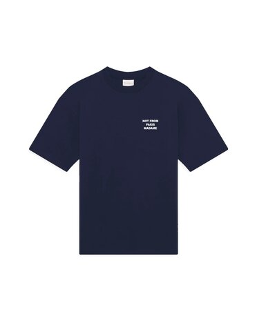 Drole De Monsieur DRÔLE DE MONSIEUR SLOGAN T-SHIRT NAVY Drole De Monsieur DRÔLE DE MONSIEUR SLOGAN T-SHIRT NAVY