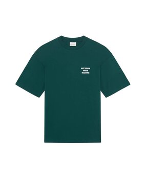 Drole De Monsieur DRÔLE DE MONSIEUR SLOGAN T-SHIRT DARK GREEN