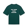 Drole De Monsieur DRÔLE DE MONSIEUR SLOGAN T-SHIRT DARK GREEN