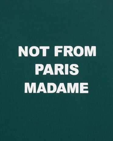 Drole De Monsieur DRÔLE DE MONSIEUR SLOGAN T-SHIRT DARK GREEN