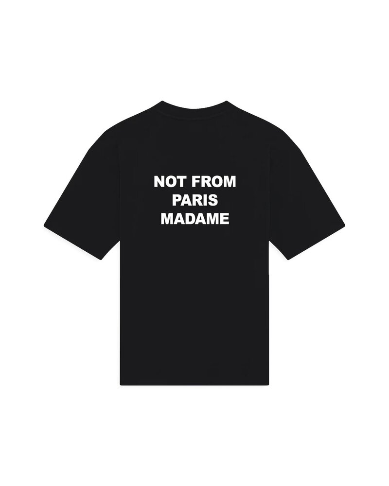 Drole De Monsieur DRÔLE DE MONSIEUR SLOGAN T-SHIRT BLACK
