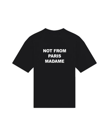 Drole De Monsieur DRÔLE DE MONSIEUR SLOGAN T-SHIRT BLACK