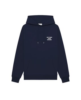 Drole De Monsieur DRÔLE DE MONSIEUR SLOGAN HOODIE MARINE