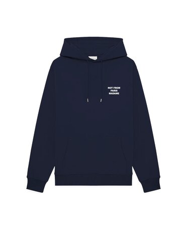 Drole De Monsieur DRÔLE DE MONSIEUR SLOGAN HOODIE MARINE