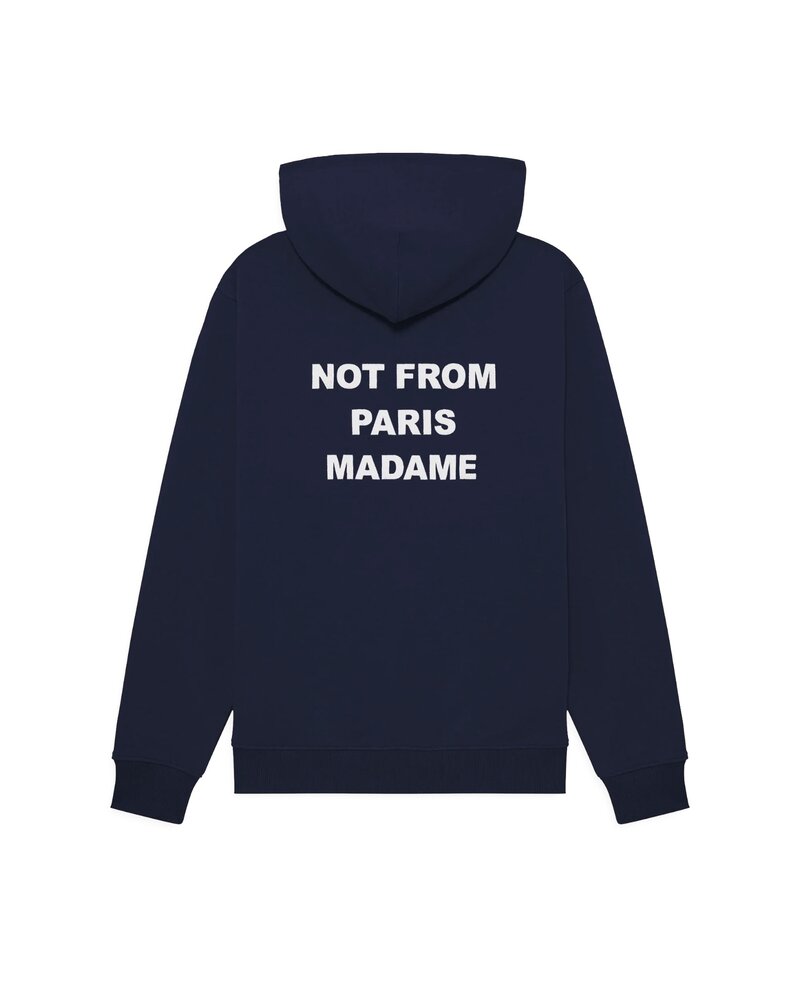 Drole De Monsieur DRÔLE DE MONSIEUR SLOGAN HOODIE MARINE