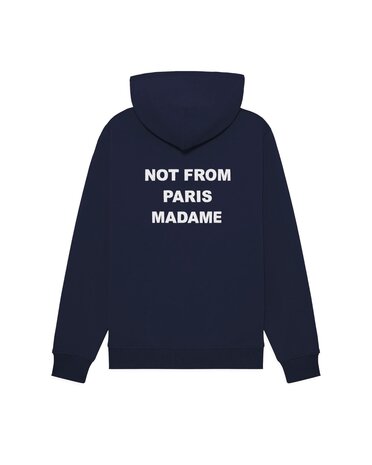 Drole De Monsieur DRÔLE DE MONSIEUR SLOGAN HOODIE MARINE