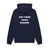 Drole De Monsieur DRÔLE DE MONSIEUR SLOGAN HOODIE MARINE