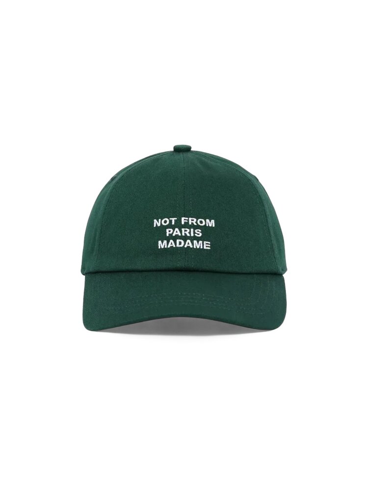 Drole De Monsieur DRÔLE DE MONSIEUR SLOGAN CAP DARK GREEN