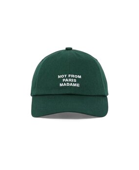 Drole De Monsieur DRÔLE DE MONSIEUR SLOGAN CAP DARK GREEN