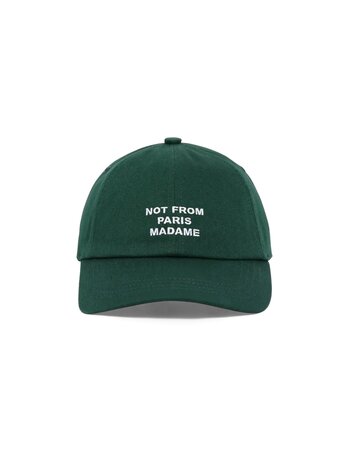 Drole De Monsieur DRÔLE DE MONSIEUR SLOGAN CAP DARK GREEN