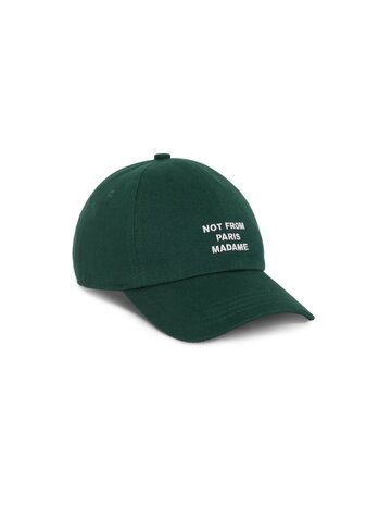 Drole De Monsieur DRÔLE DE MONSIEUR SLOGAN CAP DARK GREEN