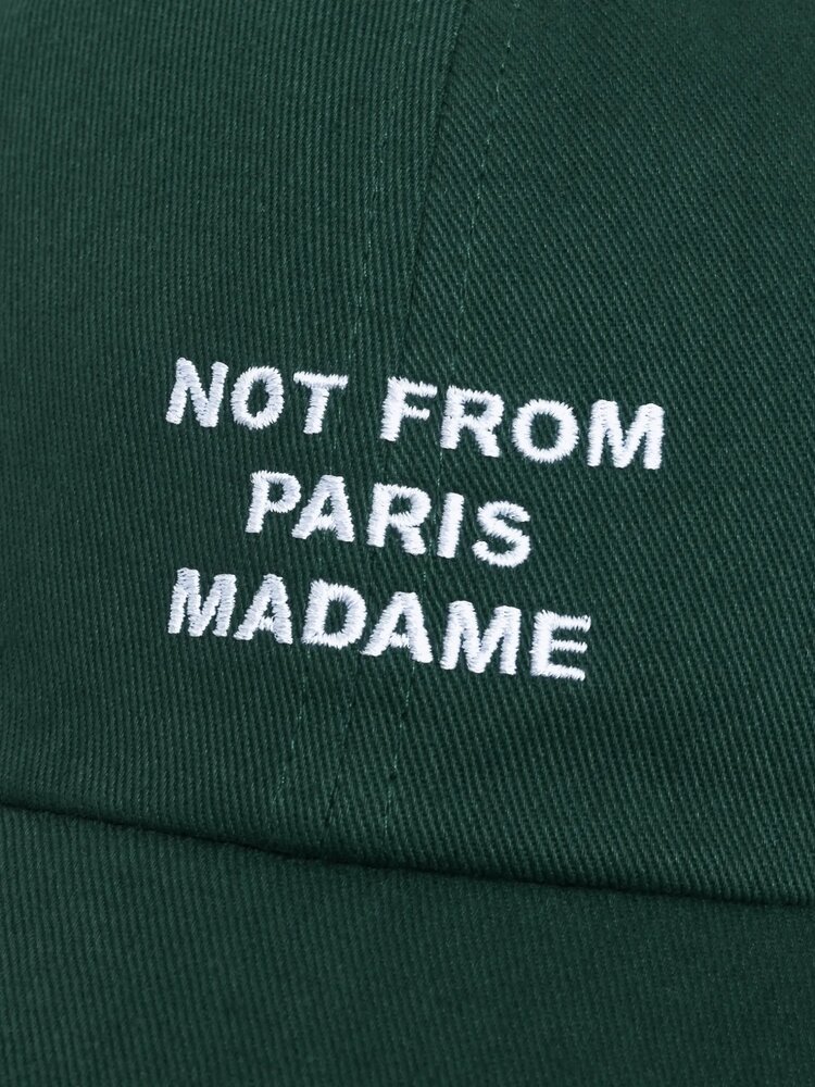 Drole De Monsieur DRÔLE DE MONSIEUR SLOGAN CAP DARK GREEN