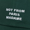 Drole De Monsieur DRÔLE DE MONSIEUR SLOGAN CAP DARK GREEN
