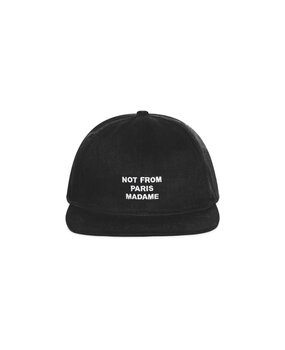 Drole De Monsieur DRÔLE DE MONSIEUR SLOGAN PLATE CAP BLACK