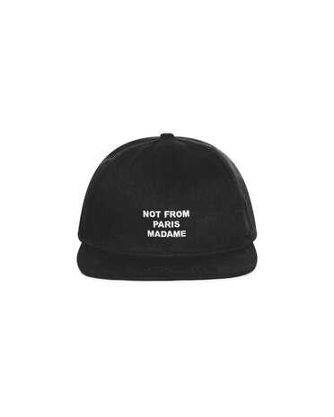 Drole De Monsieur DRÔLE DE MONSIEUR SLOGAN PLATE CAP BLACK