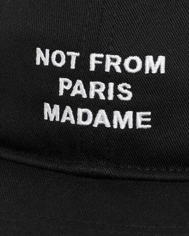 Drole De Monsieur DRÔLE DE MONSIEUR SLOGAN PLATE CAP BLACK