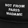 Drole De Monsieur DRÔLE DE MONSIEUR SLOGAN PLATE CAP BLACK