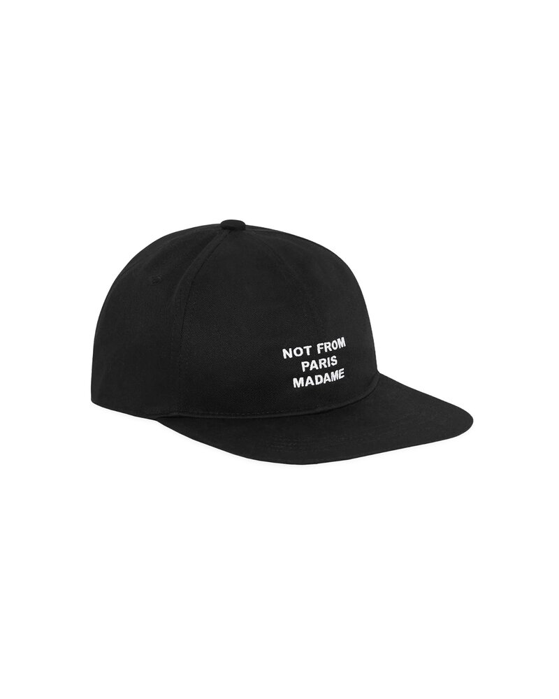 Drole De Monsieur DRÔLE DE MONSIEUR SLOGAN PLATE CAP BLACK