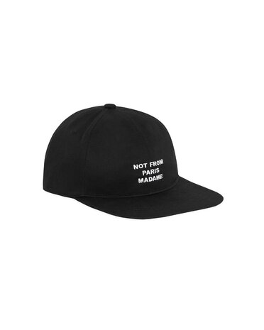 Drole De Monsieur DRÔLE DE MONSIEUR SLOGAN PLATE CAP BLACK