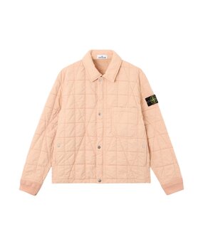 Stone Island STONE ISLAND COTTON NYLON TELA QUILTED-TC PLASTER PINK