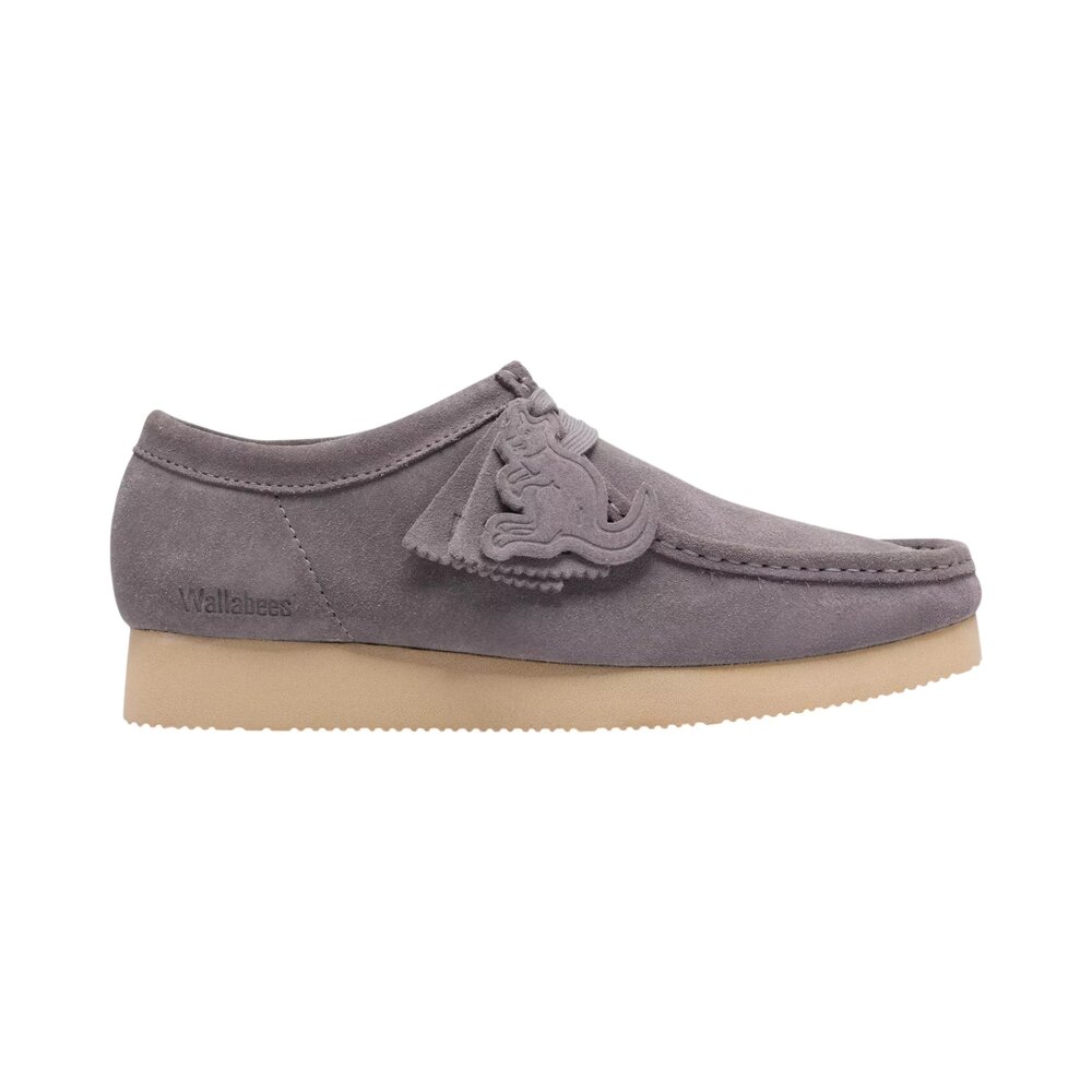 靴 Clarks WallabeeGTX Grey Suede CLARKS WALLABEE SHOES GREY SUÈDE - Vic