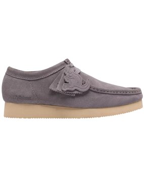 Clarks CLARKS WALLABEE SHOES GREY SUÈDE
